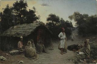 Jean Baptiste Paul Lazerges - An Arab Encampment