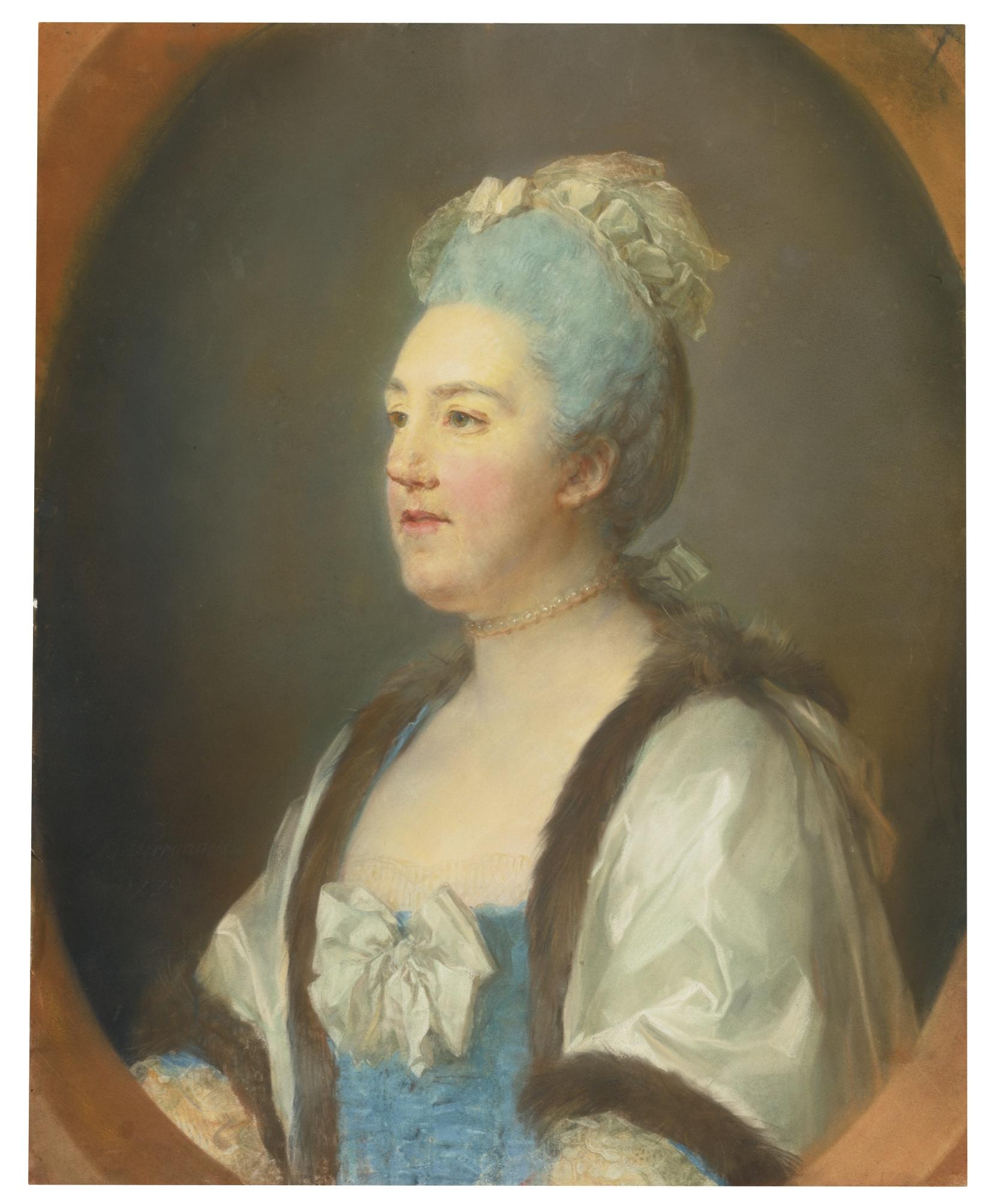 Jean-Baptiste Perronneau - Madame Jacques Nicolas Le Boucher D\'Ailly