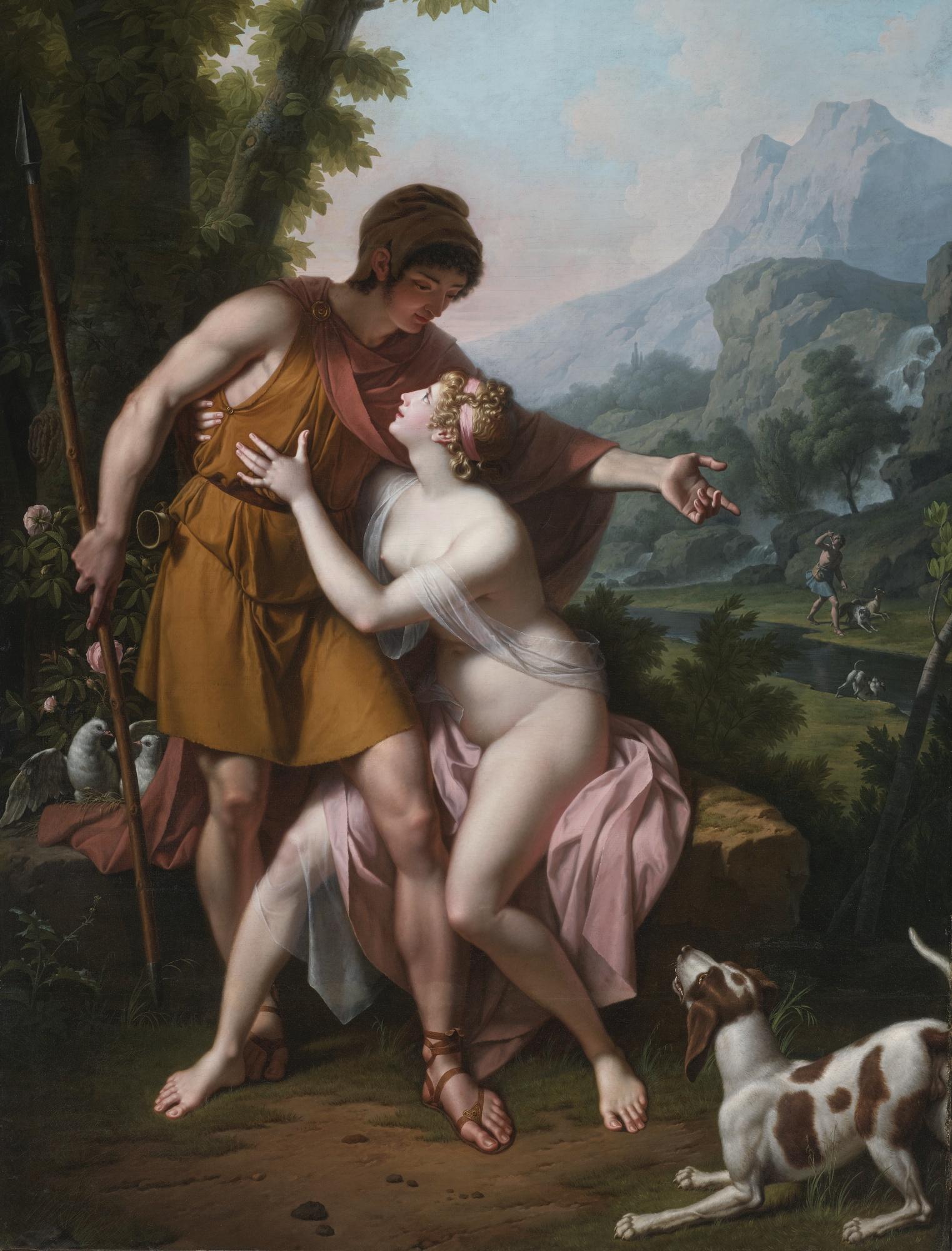 Jean-Baptiste Regnault - Venus And Adonis