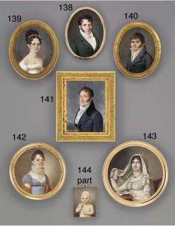 Jean-Baptiste Singry - A young gentleman, in black coat, yellow waistcoat and knotted cravat