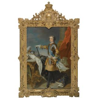 Jean-Baptiste van Loo - Portrait Of Louis Xv, King Of France (1710-1774), Full-Length