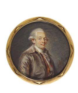 Jean Baptiste Weyler - Portrait Of An Old Gentleman, Traditionally Identified As The Comte D\'Angivillier, Circa 1785