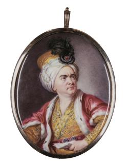 Jean Baptiste Weyler - Portrait Of Henri-Louis Cain, \'Lekain\' (1728-1778), As Orosmane In Zaire