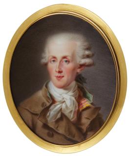 Jean Baptiste Weyler - Portrait Of Rudolf Emanuel Von Haller (1747-1833), Circa 1790
