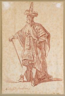 Jean Barbault - L\'Ambassadeur de Siam en costure traditionnel