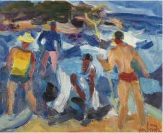 Jean Baudet - La Pêche Dans Les Rochers