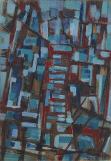 Jean Bazaine - Passants Sur Le Quai