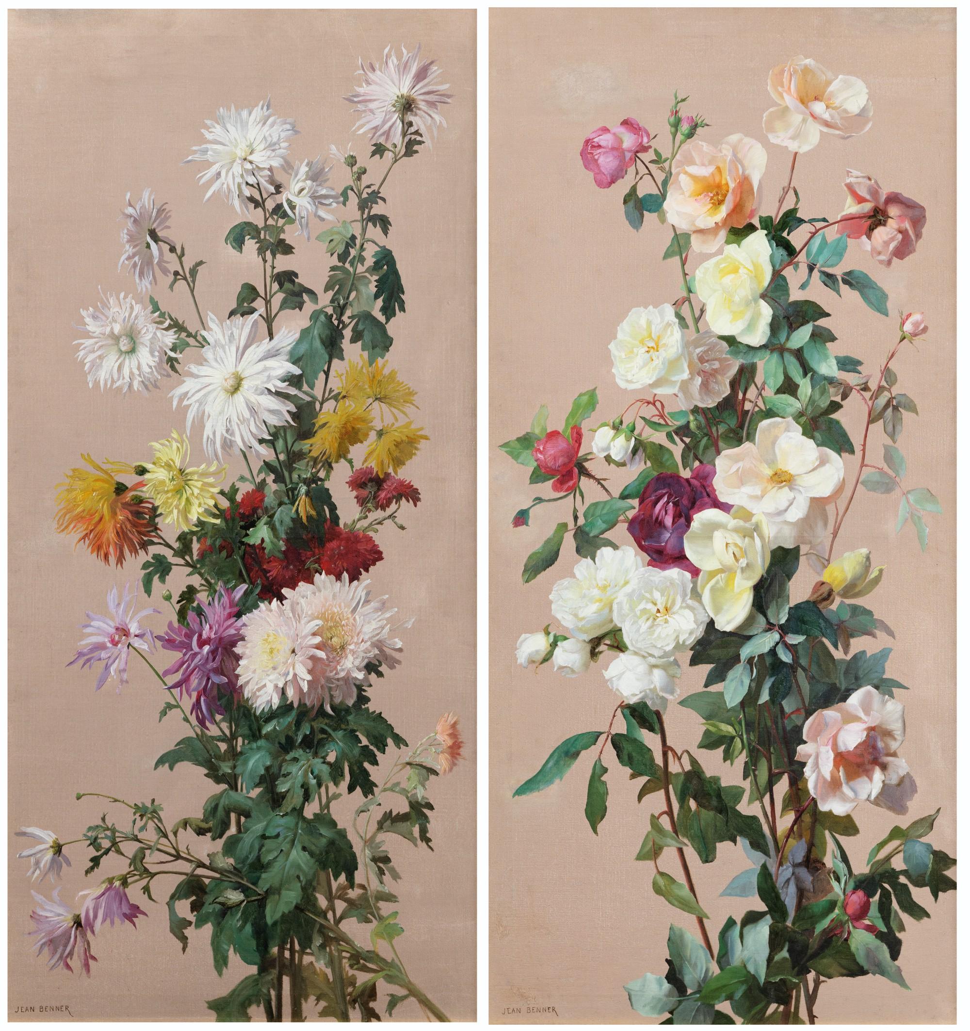 Jean Benner - STILL LIFES WITH FLOWERS