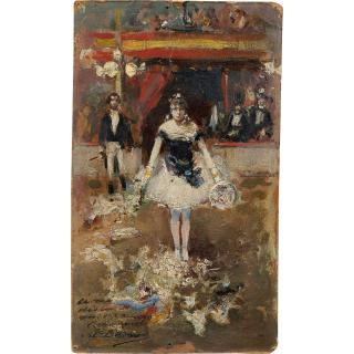 Jean Béraud - Danseuse Saluant Dans Un Cirque