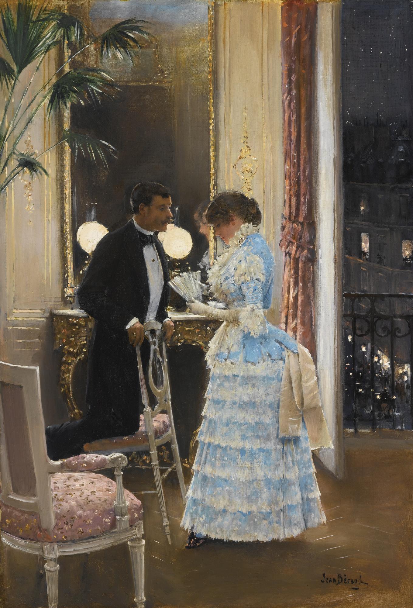 Jean Béraud - French la Conversation