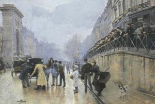Jean Béraud - L\'accident: Port Saint-Denis