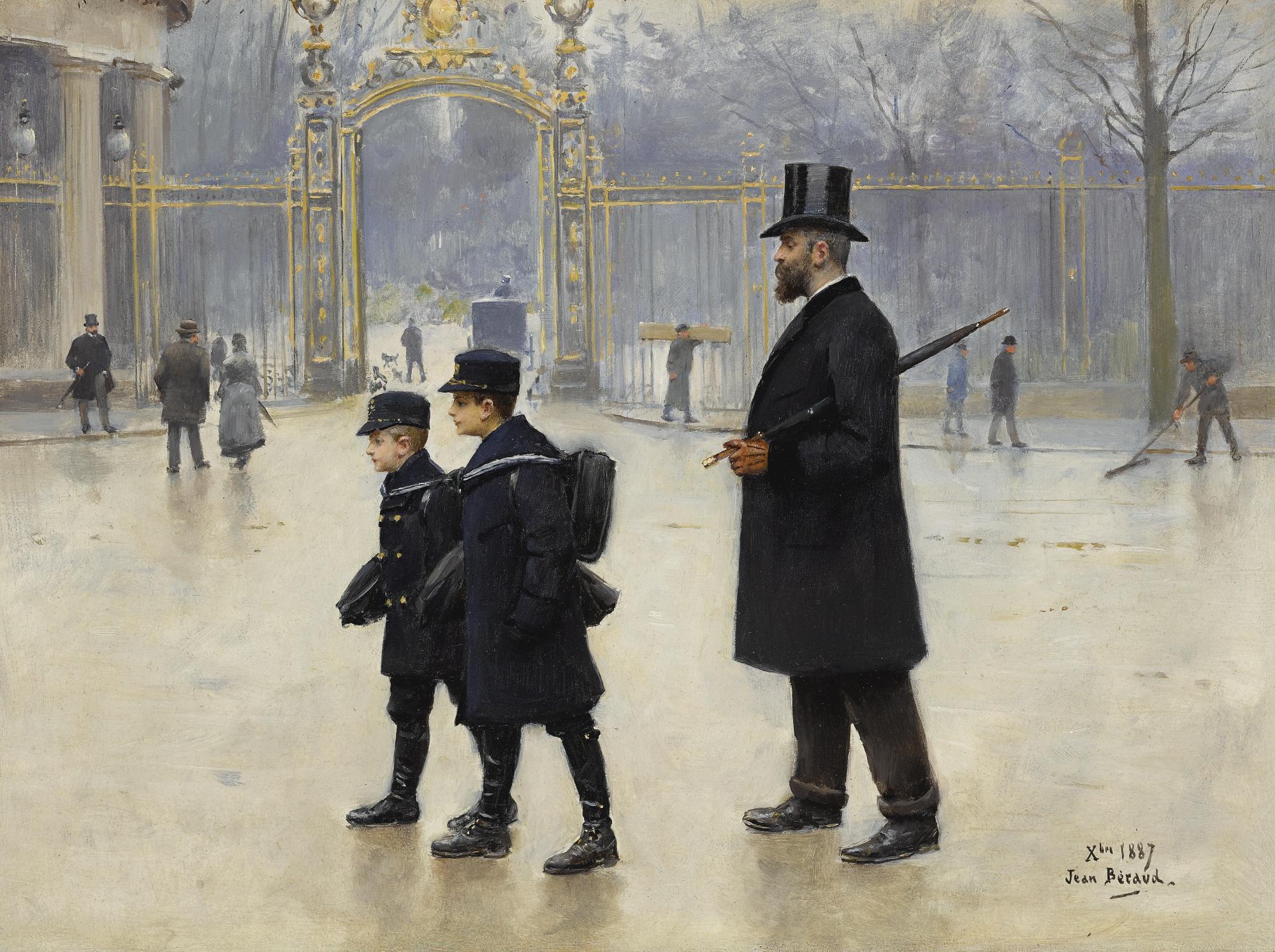 Jean Béraud - Le Parc Monceau