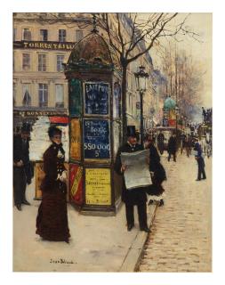 Jean Béraud - Les Grands Boulevards  