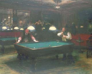 Jean Béraud - Les joueurs de billiard