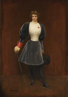 Jean Béraud - L\'Escrimeuse