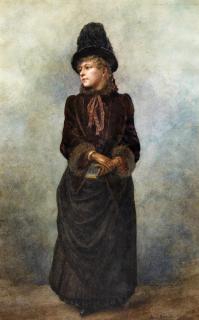 Jean Béraud - Porträt einer eleganten Dame