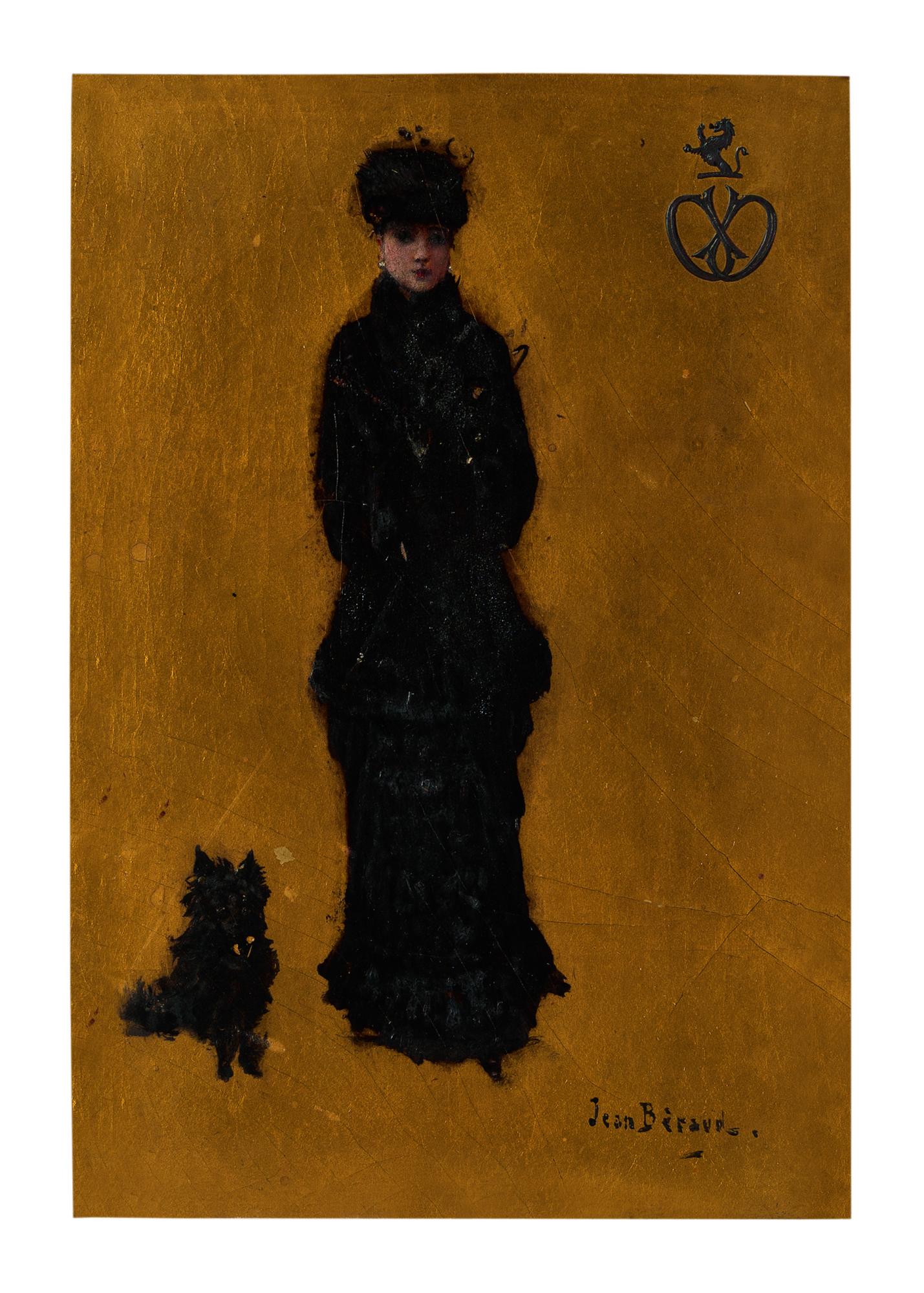 Jean Béraud - Portrait De Madame Delphine Deligné