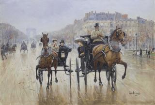 Jean Béraud - Rond-Point Des Champs-Élysées