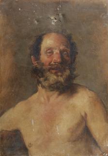 Jean-Bernard Restout - Tête D\'Homme