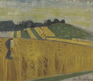 Jean Brusselmans - Farmer in a field