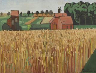 Jean Brusselmans - Korenveld; cornfield