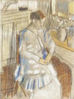 Jean Brusselmans - Seated woman