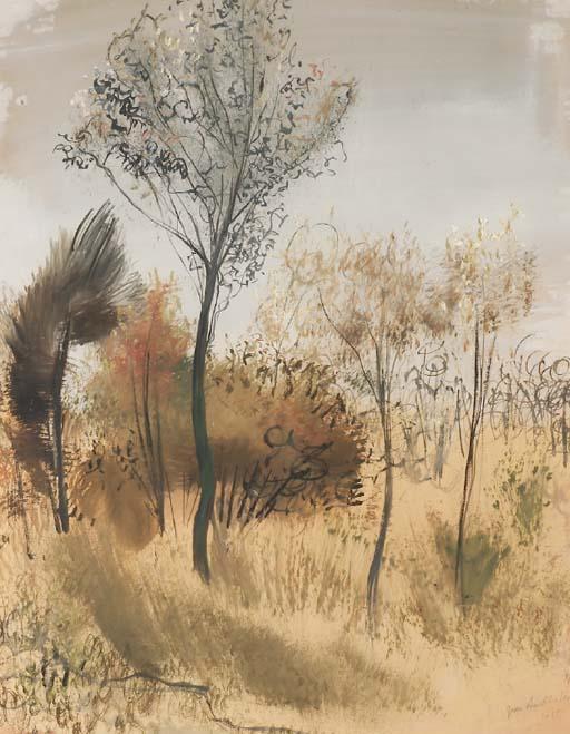 Jean Burkhalter - Paysage boisé