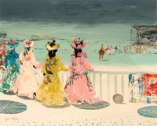 Jean Calogero - Elegantes au pesage