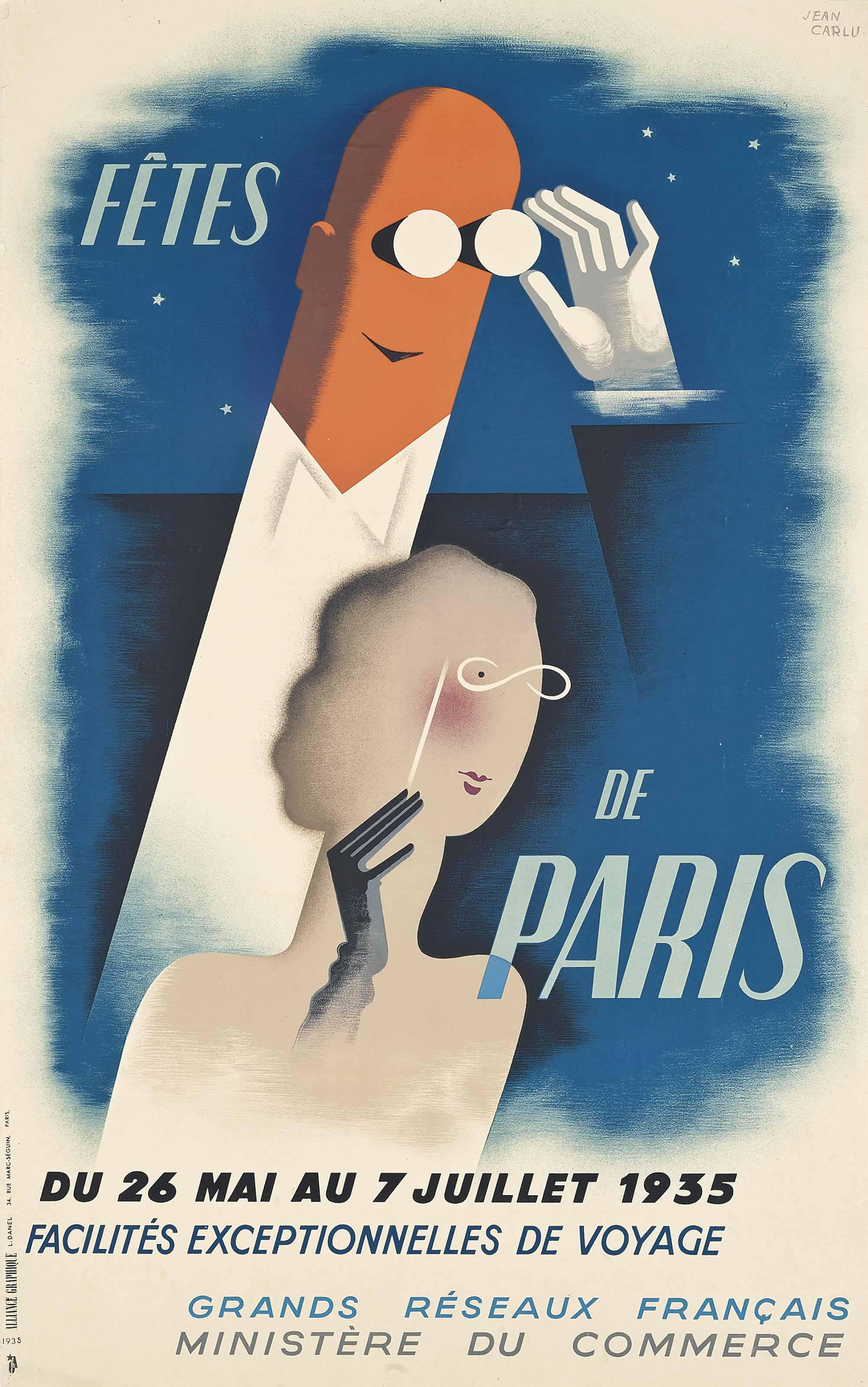 Jean Carlu - FÊTES DE PARIS