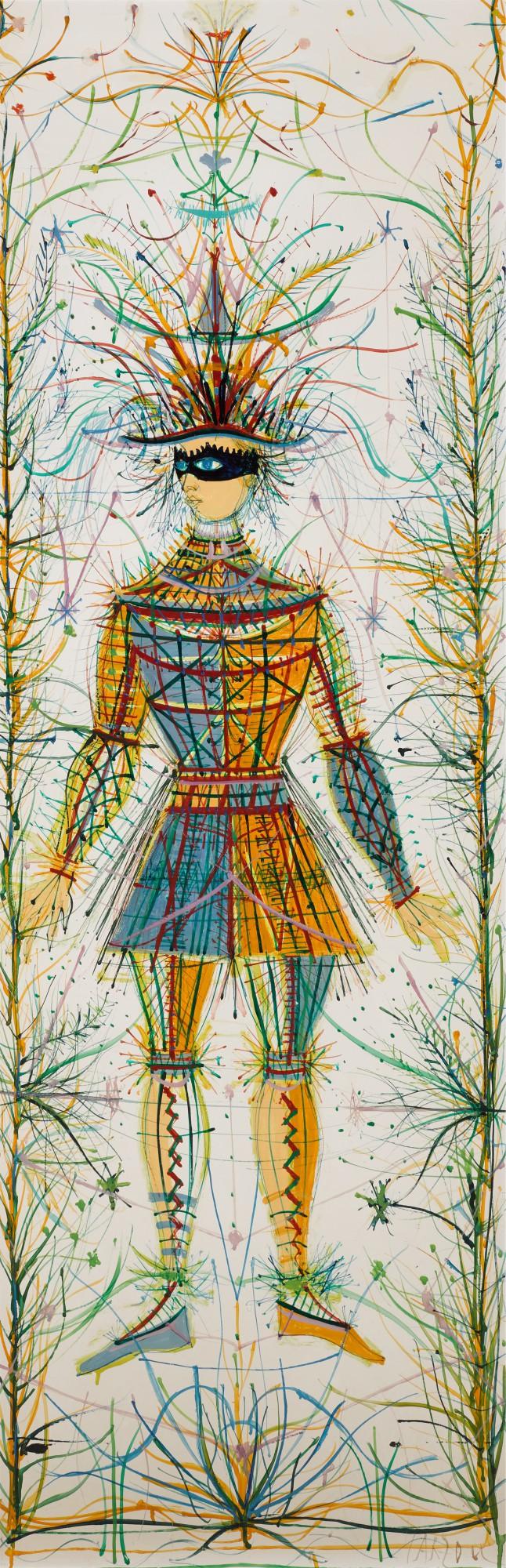 Jean Carzou - Homme costumé; Femme costumée