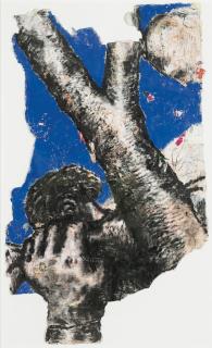 Jean-Charles Blais - Sans Titreacrylic On Torn Posters. Executed In 1985