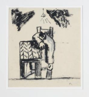 Jean Charles Blais - Une Idée Sombre; and a companion drawing