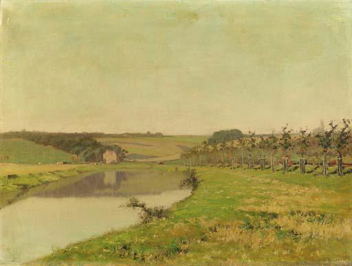 Jean-Charles Cazin - A quiet river