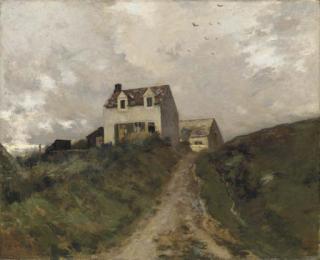 Jean-Charles Cazin - Houses in the Dunes
