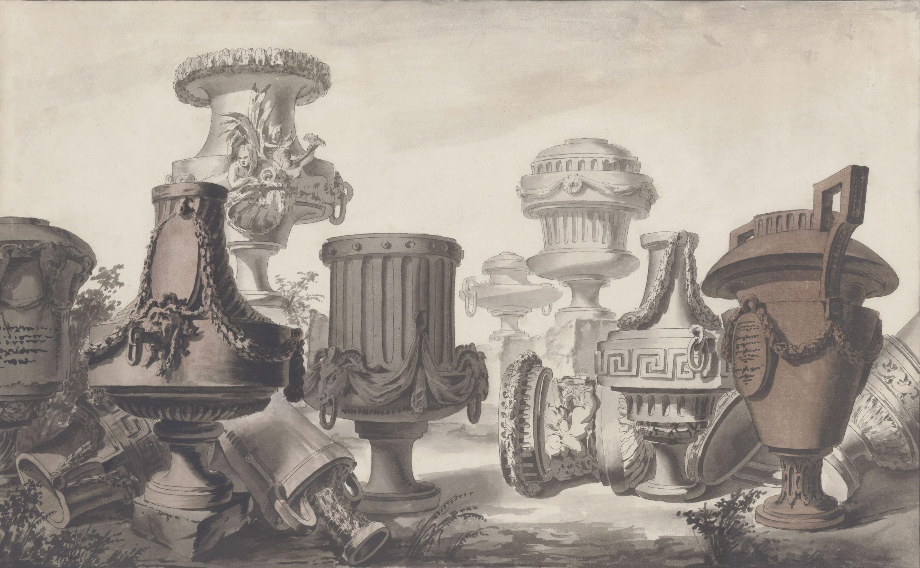 Jean-Charles Delafosse - Caprice avec fragments d\'architecture