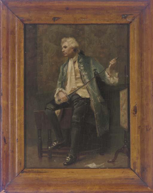 Jean Charles Meissonier - Before the dual