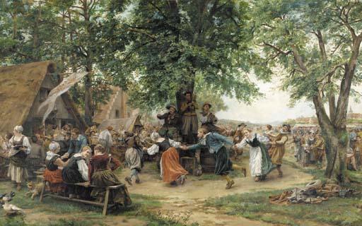 Jean-Charles Meissonier - The village festival