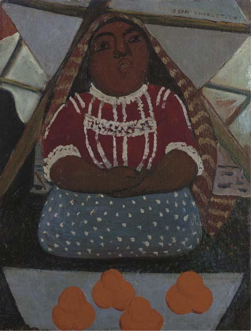 Jean Charlot - Luz (Vendedora de Mandarinas)