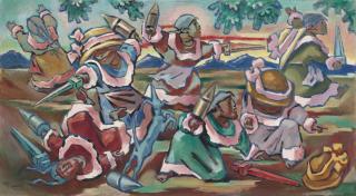 Jean Charlot - Mock Battle (From The Malinches Series)