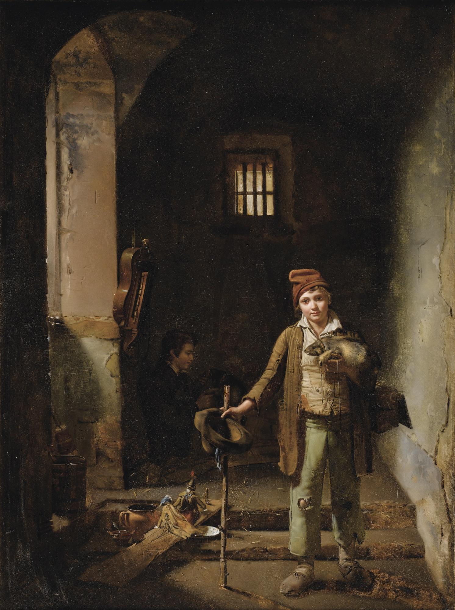 Jean-Claude Bonnefond - La Chambre À Coucher Des Petits Savoyards Ou Les Petits Montreurs De Marmotte