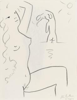 Jean Cocteau - Deux baigneuses