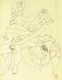 Jean Cocteau - Deux femmes et un homme
