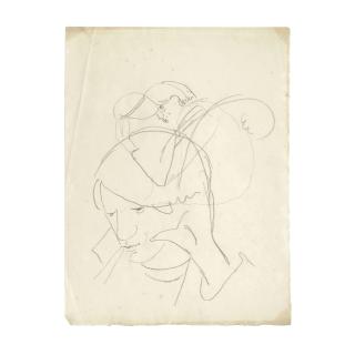 Jean Cocteau - Etude pour un portrait de Picasso