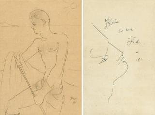 Jean Cocteau - Homme au harpon