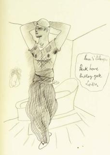 Jean Cocteau - Jeune Danseur Avec Chapeau