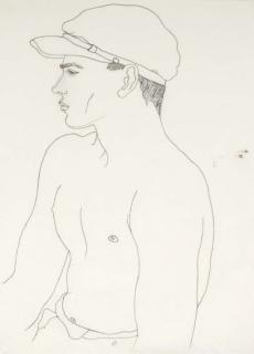 Jean Cocteau - Jeune homme à la casquette