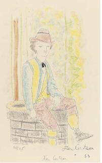 Jean Cocteau - Jeune homme au puits