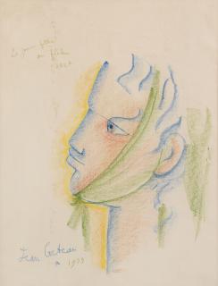 Jean Cocteau - La jeune fille au fichu vert