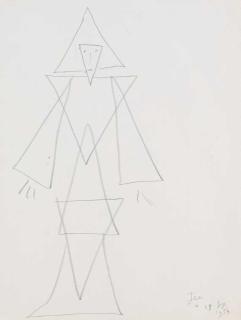 Jean Cocteau - Personnage triangles