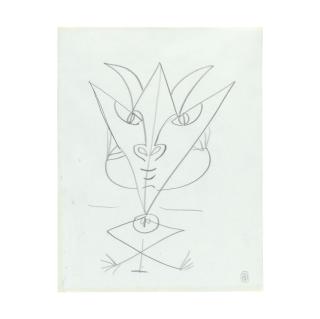 Jean Cocteau - Petit faune jambes croisées